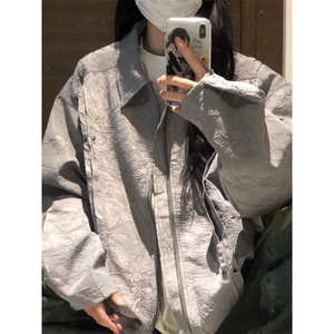 【有货】cleanfit短款褶皱外套男款春秋高级感痞帅夹克W186LL-P72图片