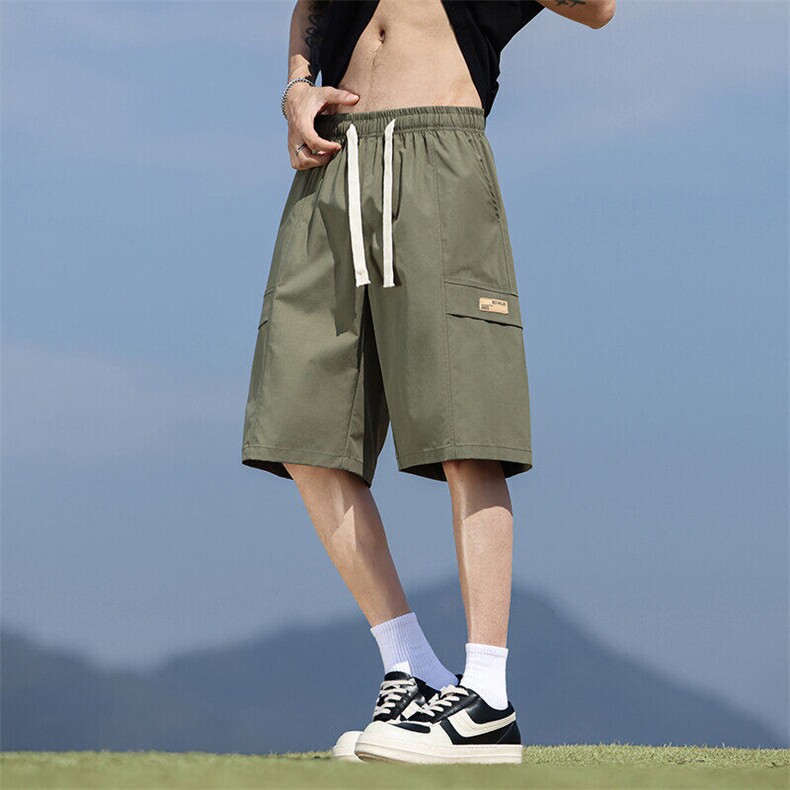 工装短裤男2025夏季薄款速干中裤男生宽松运动五分裤Q29120-特P28,男装牛仔裤,星座610（原A335）