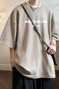 230g重磅纯! 夏季短袖t恤男半袖男NT105-P25图片