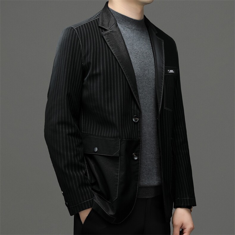 CM2235钱塘2020-2秋冬季新款时尚休闲百搭中年男士西服P190,男装西服,钱塘207-2