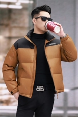 90%白鸭绒中青年羽绒服夹克男立领青年面包服羽绒服外套大衣，男装夹克，钱塘723