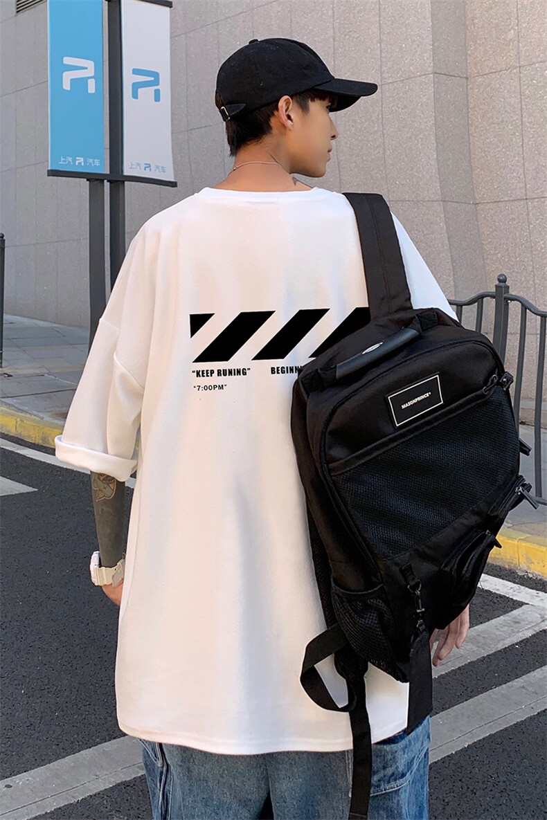 Q11128-P30春夏季七分袖t恤男大码五分袖男短袖中袖,男装T恤,电商A040