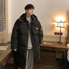 冬季新款美式高街中长款棉衣男加厚连帽棉服保暖棉袄MY668-P148，男装棉衣，星座812