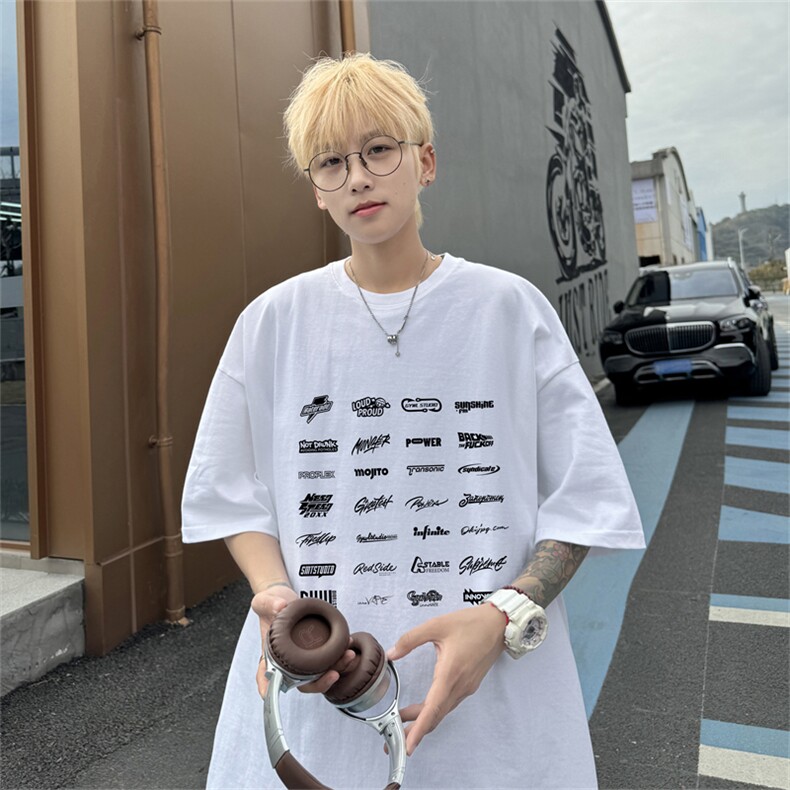 220G夏季新款纯棉圆领短袖T恤DT419-特P19控38,男装T恤,电商B370