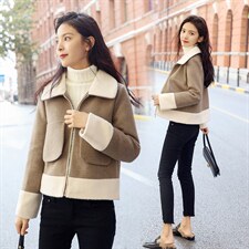 毛呢外套女2022流行新款娇小矮个子150cm冬学生森系显高呢子大衣，女装毛呢外套，辉之琳