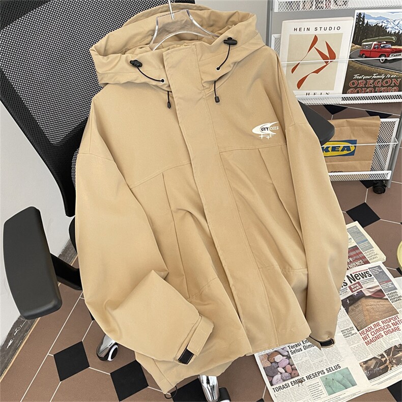F225-P632024春季新款美式机能工装夹克男潮牌连帽冲锋衣现货,男装夹克,星座512-6