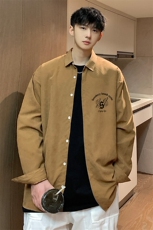 港风23春夏季INS时尚印花款百搭长袖衬衫S621P35控48，男装衬衫，电商A268A