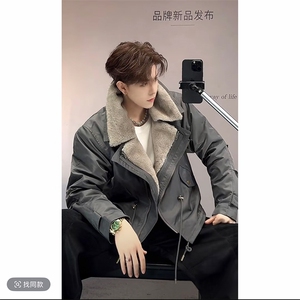 秋冬座山雕复古真两件保暖外套夹克男潮 JK2378-P168 (网图图片