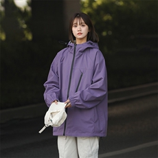 春季新款潮流户外纯色双面穿夹克男女宽松情侣冲锋衣JK7903-特P80，男装夹克，星座904