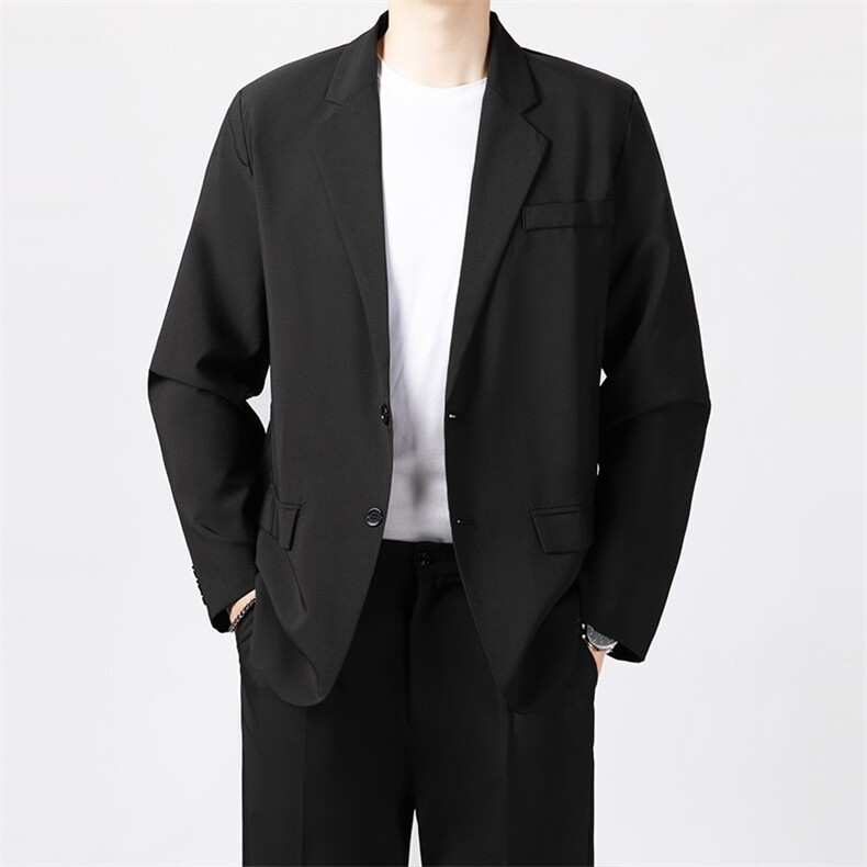 西装男外套高级感休闲西服套装男帅气痞帅潮轻熟小西装XW05,男装休闲套装,星座1116A-2（原606A-1）