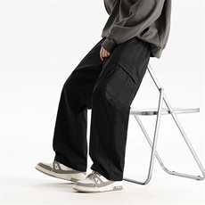 美式工装复古宽松直筒休闲长裤女中性裤子xz405-K2006-P5569，男装工装外套，星座405