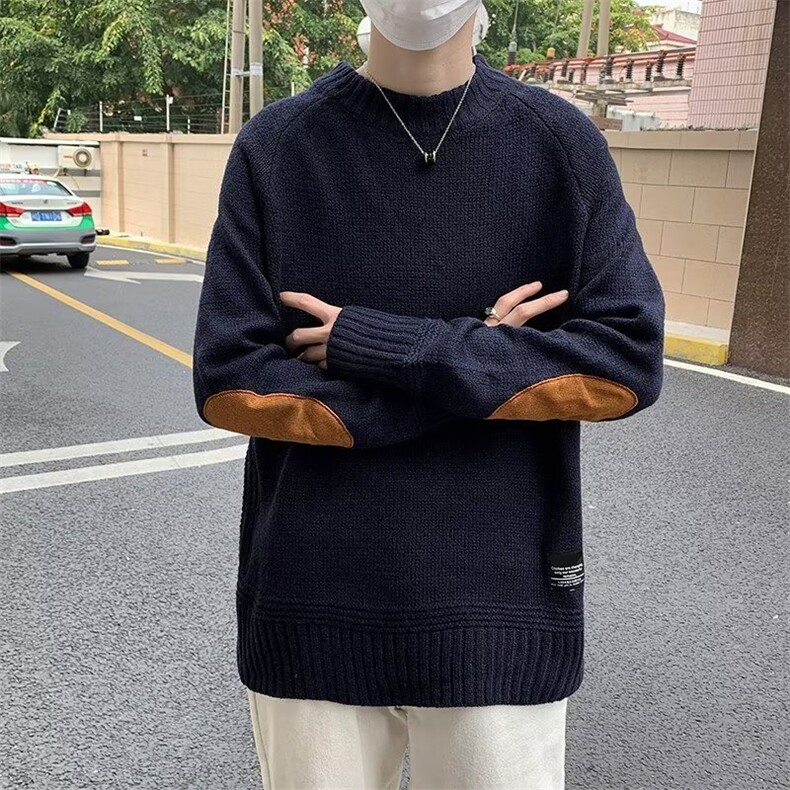 圆领毛衣男慵懒风休闲针织衫GM27P38,男装针织衫/毛衣,星座1116-2