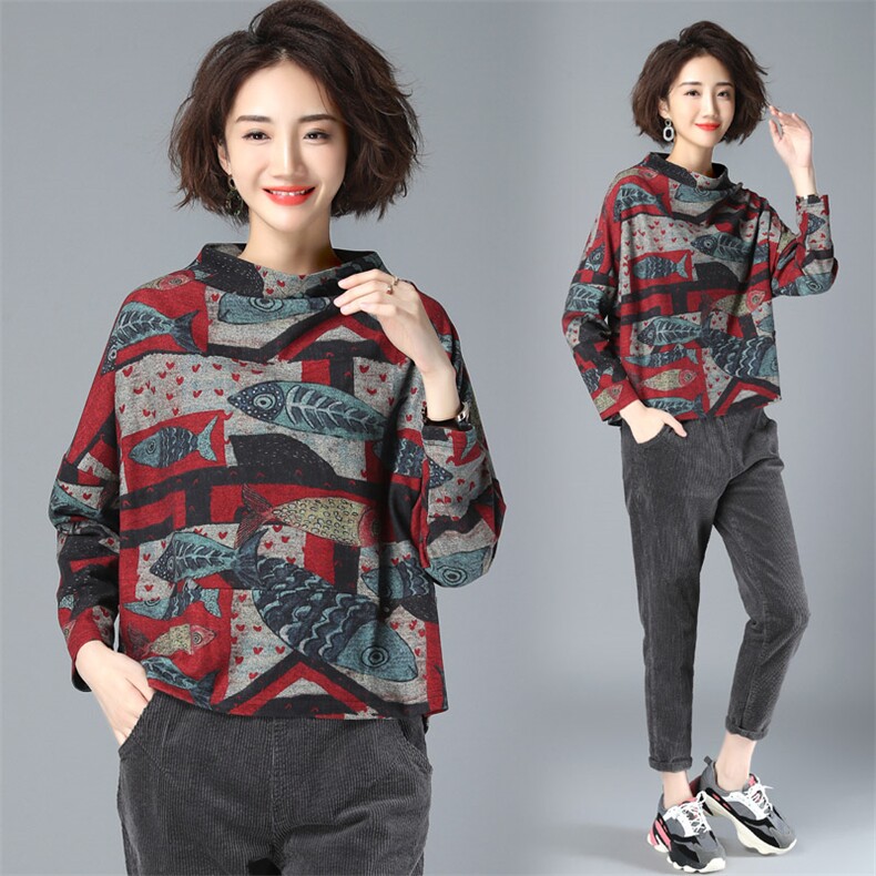 时尚优雅气质潮流卫衣/绒衫2020年冬季个性宽松长袖，女装卫衣/绒衫，奕阳依阁