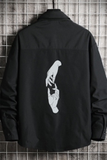 CS15147-P38长袖衬衫男士大码宽松衬衣男寸衫男寸衣，男装衬衫，电商A040A