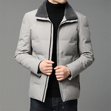 DF152055钱塘2020-2冬季新款商务休闲简约中年男士羽绒服P240，男装羽绒服，钱塘207-2