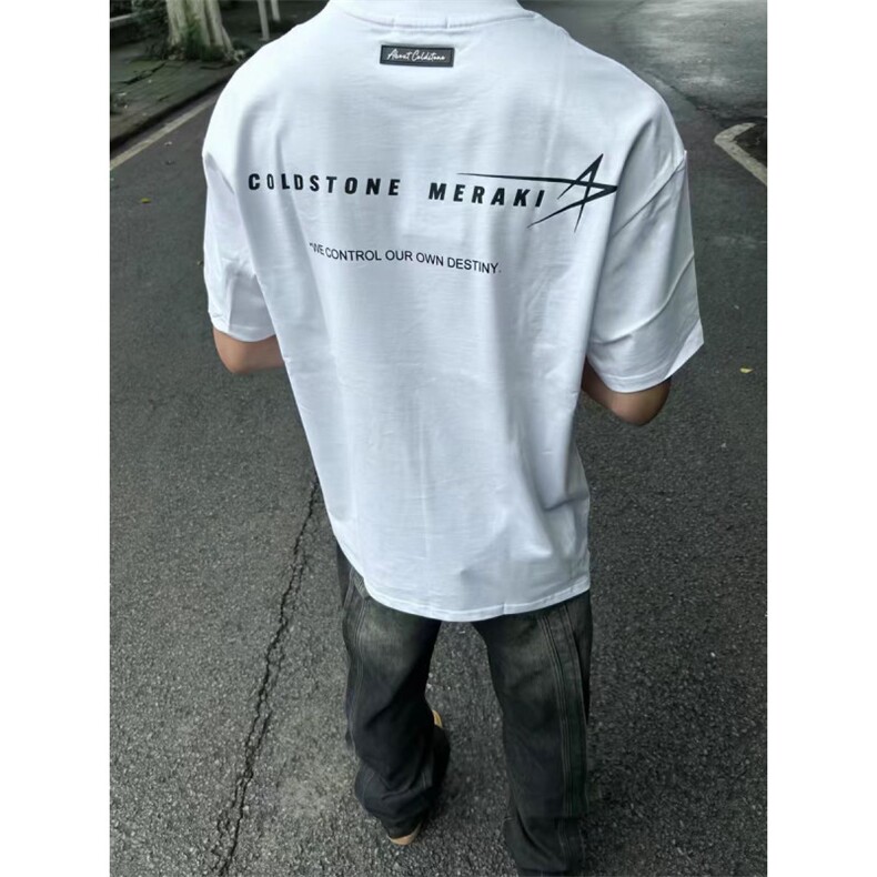 网络图现货cleanfit美式高街复古小领口纯棉短袖T恤TX1007-P40,男装T恤,星座715-7