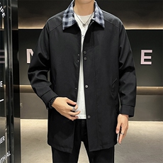 秋季现货大码宽松休闲外套8569-P80控169大码元，男装风衣，星座209