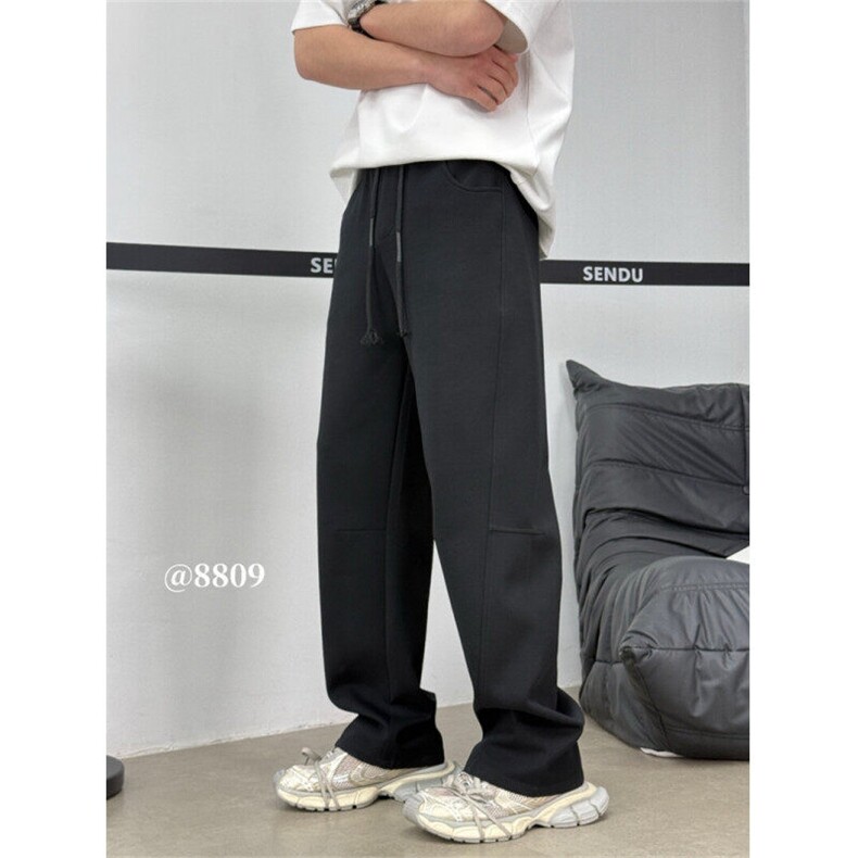 垂感休闲弯刀裤男宽松百搭卫裤运动长裤A329-K809-P58,男装休闲裤,电商A329