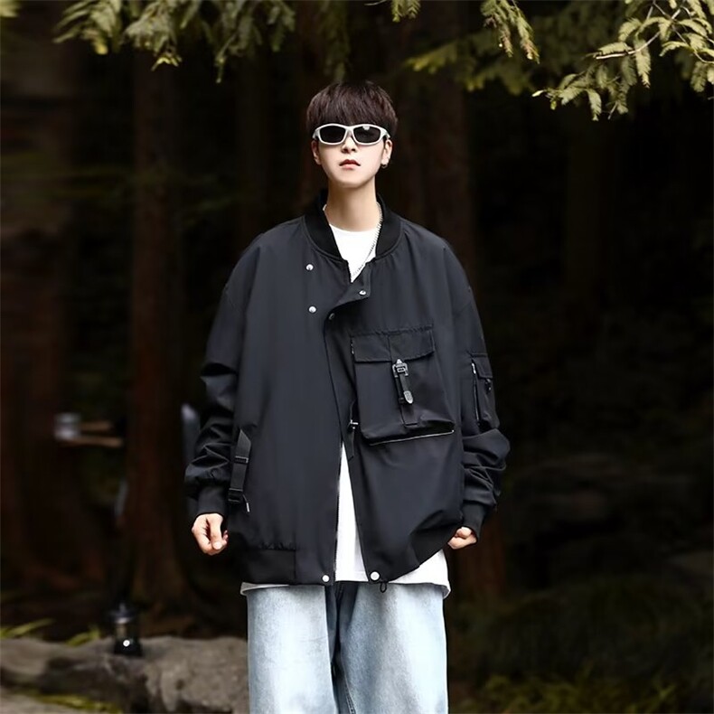 秋季青春流行男夹克文艺潮外套 JKH212 P95图片