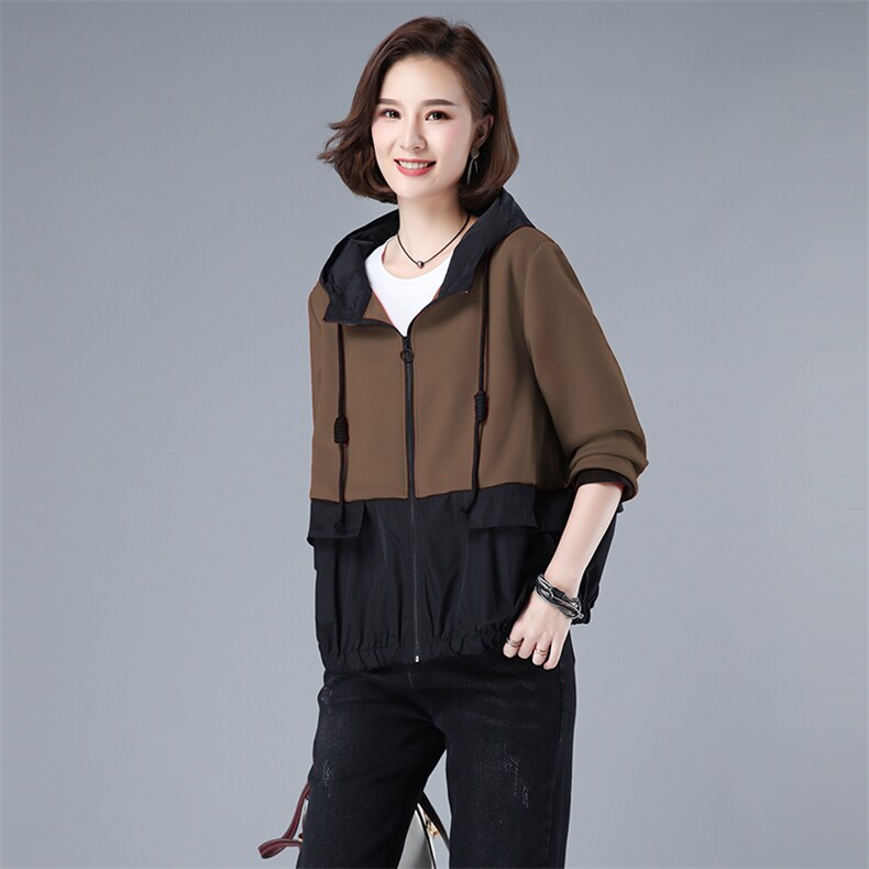 时尚春季新款女装短外套修身显瘦中长款风衣百搭休闲外套,女装短外套,秋牧寒烟