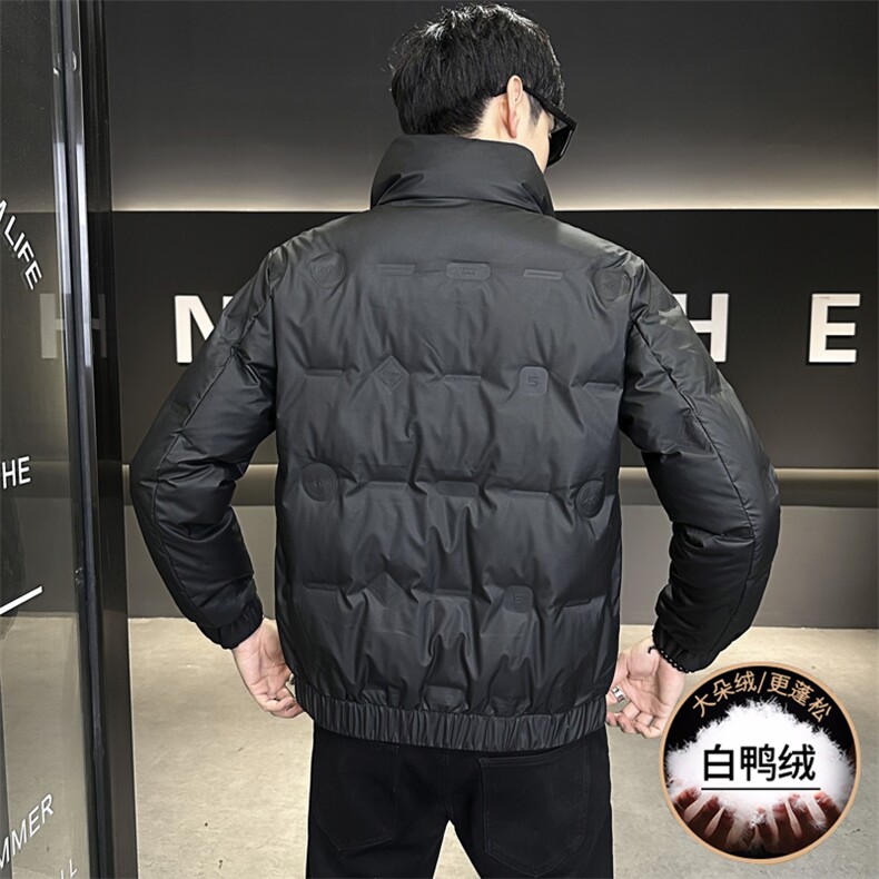 8808-P120【标50%白鸭绒】2025新款男士羽绒服立领保暖夹克,男装夹克,星座507A（原星座306B-2）