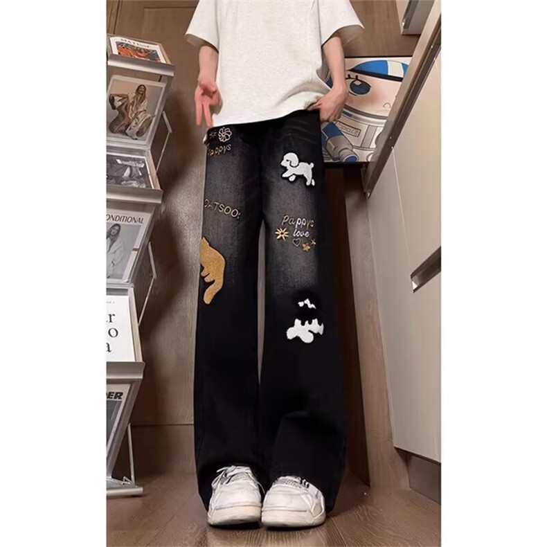 1506-1/KK07081/P44新款宽松休闲裤男韩版潮流百搭裤子夏季薄款,男装休闲裤,星座1506-1