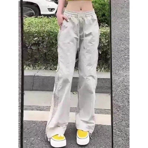 速干裤子男夏季薄款侧边拉链工装裤户外徒步登山裤子LCK1299-p40图片