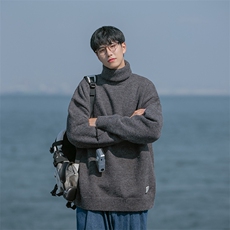 B225-M1132-P70-X89-腈纶42%锦纶31%PBT27%-标签纯色高领毛衣，男装针织衫/毛衣，电商B225