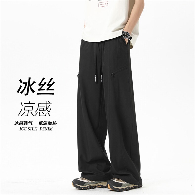 2025夏季新款无影墙四面弹工装冰丝裤M-5XLHK25410-特P30,男装休闲裤,电商A022