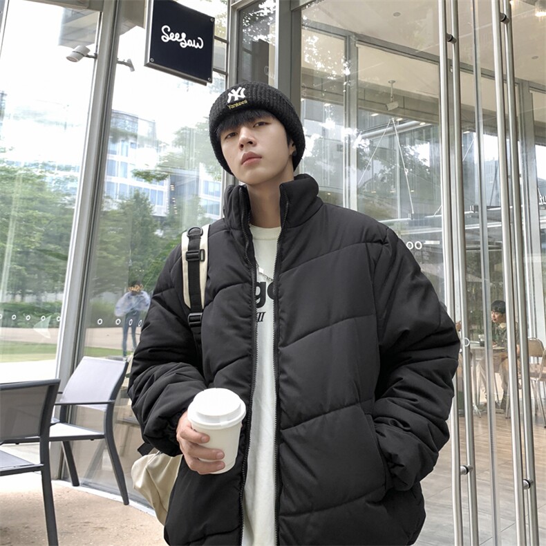 2024冬季棉服男短款加厚面包服立领潮牌棉袄外套MY0301-P70,男装棉衣,星座308B-1