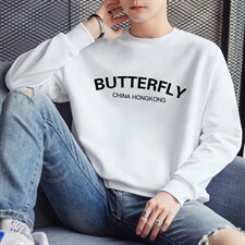 青少年春季潮学生上衣卫衣长袖男生宽松圆领套头外套大码F075-P16，女装短外套，星座1816-2（原1210–2）