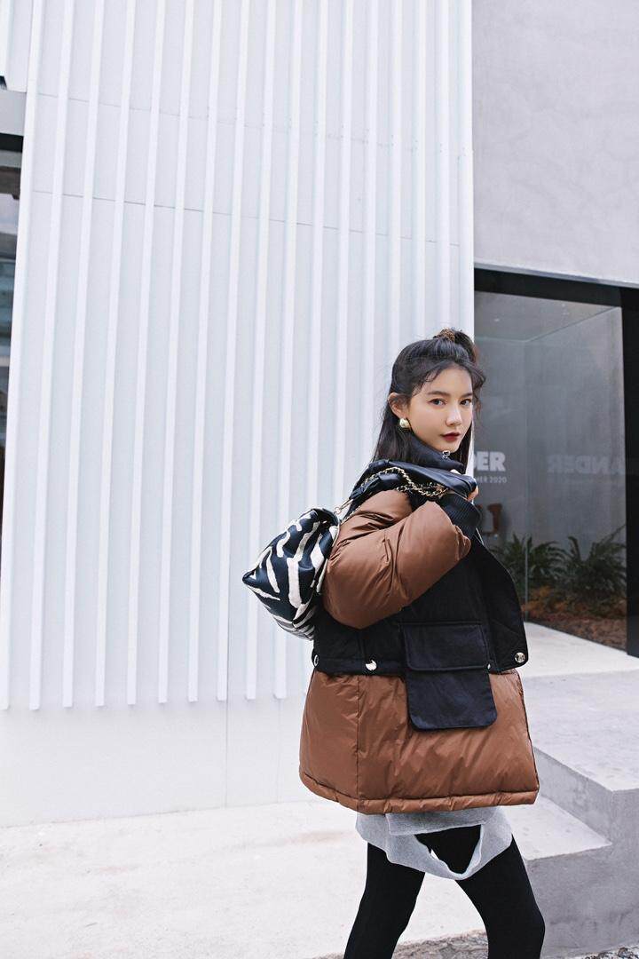 袖子了拆卸，棉衣，羽绒两个版本，女装棉衣/棉服，YOUER DENG