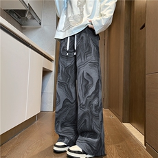 抖音品质风扎染灯芯绒设计宽松休闲裤B315-K25835-特p35控68，男装休闲裤，电商B315