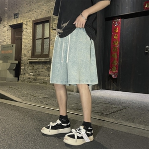 2026夏季主推美式潮牌男水洗短裤XD22906-P40图片