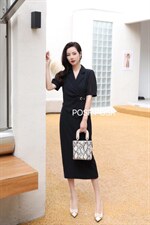 假两件连衣裙，女装连衣裙，珀莎