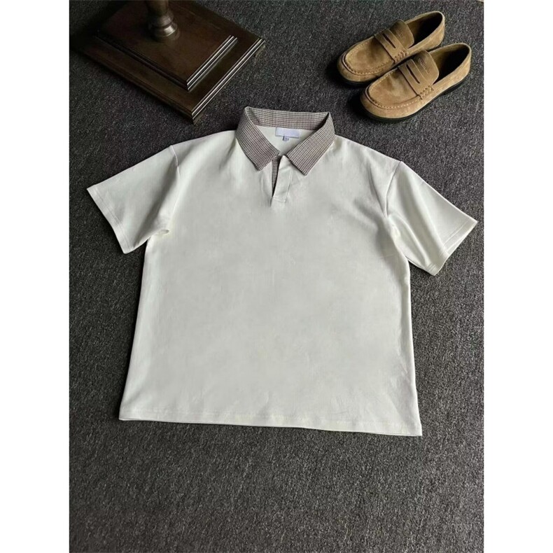 1506/QT650/P35翻领短袖polo衫男潮牌夏季t恤韩版修身潮流上衣,男装T恤,星座1506
