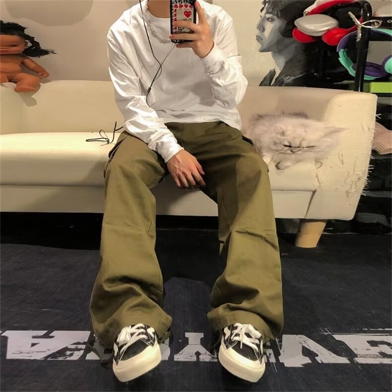 男秋季新款港风休闲裤纯棉ZB01P45,男装休闲裤,星座1116-2