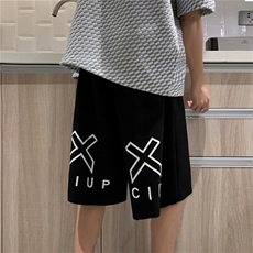 休闲运动短裤男士夏薄款宽松直筒阔腿潮流百搭五分裤K871-P25，男装休闲裤，星座512-2