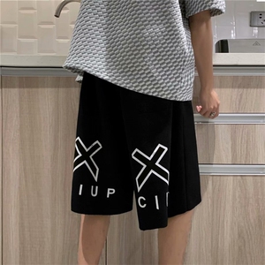 休闲运动短裤男士夏薄款宽松直筒阔腿潮流百搭五分裤 K871-P25图片