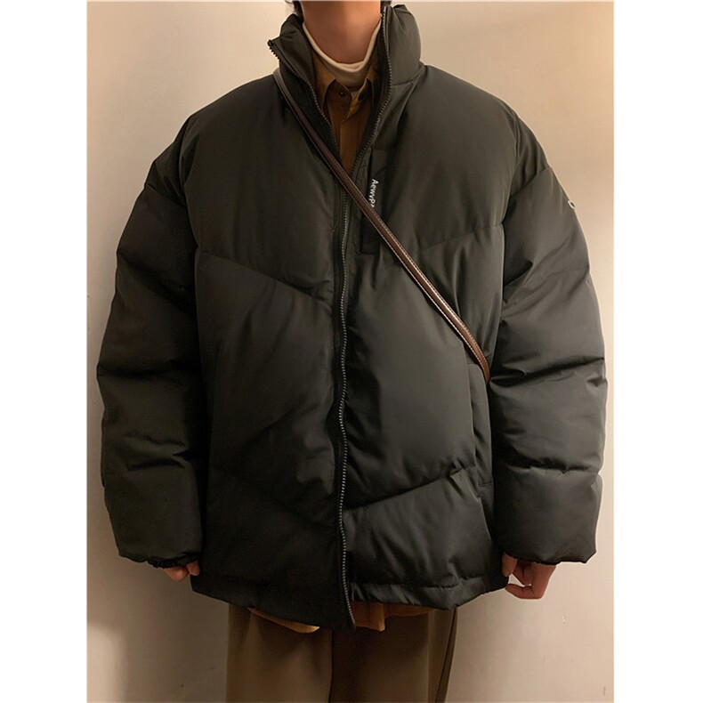2022加厚棉衣男冬季简约宽松百搭潮流面包服男外套MY06587-P75图片