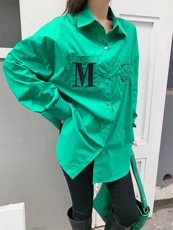 超薄刺绣衬衣，韩版新款，其它，程稀