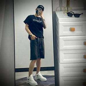 23牛仔裤男时尚都市新款潮流五分夏季牛仔裤JX211-P45图片