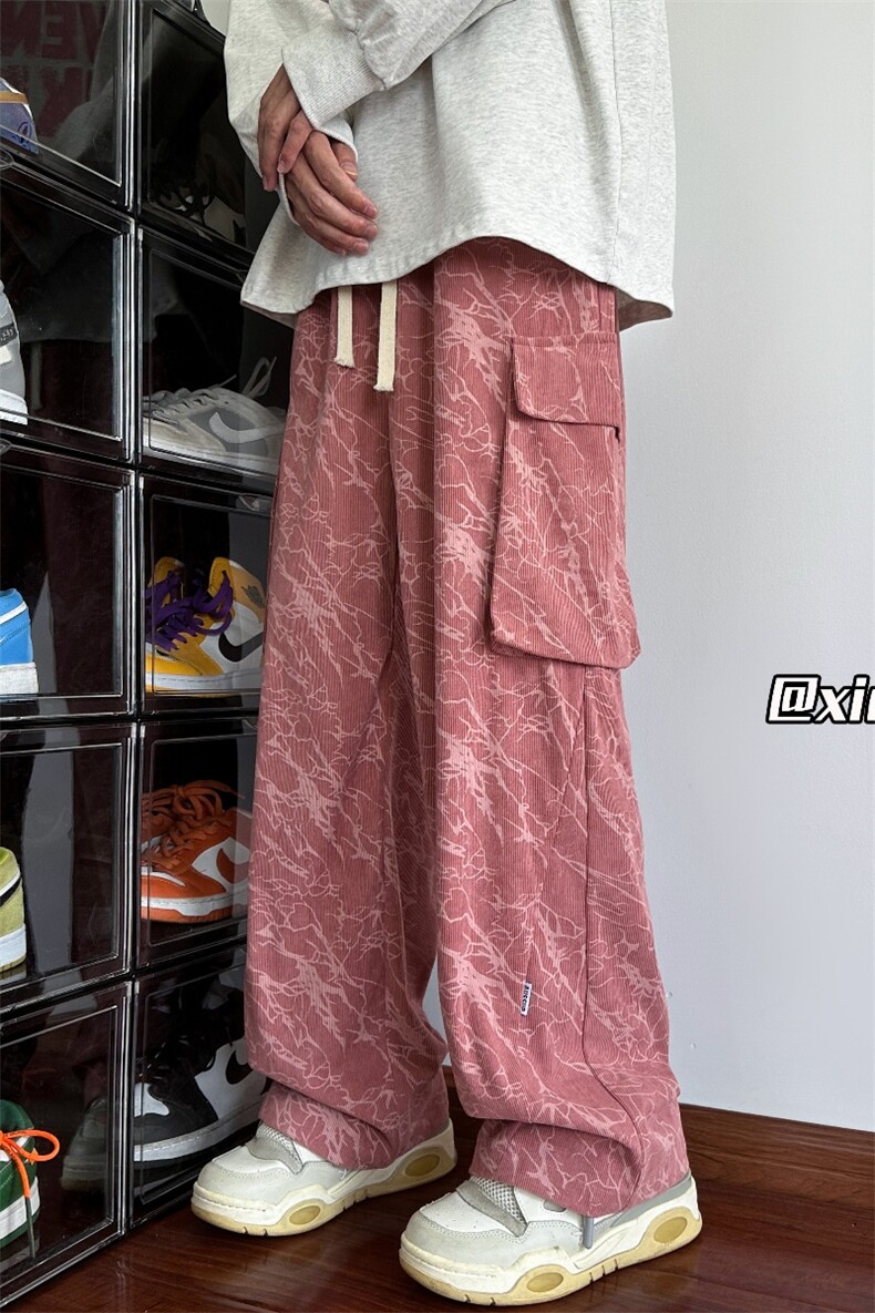 XZ616秋季重磅闪电纹灯芯绒破缝夹标工装长裤TY1033特P40控78,男装工装外套,星座512A（原616）