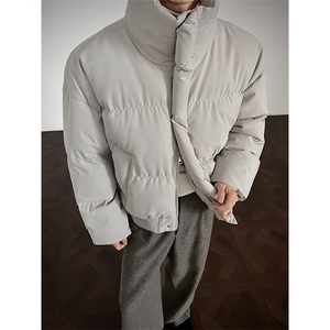 支持二开 冬装加棉加厚立领棉服男女棉衣外套光板面包服 M816-P70图片