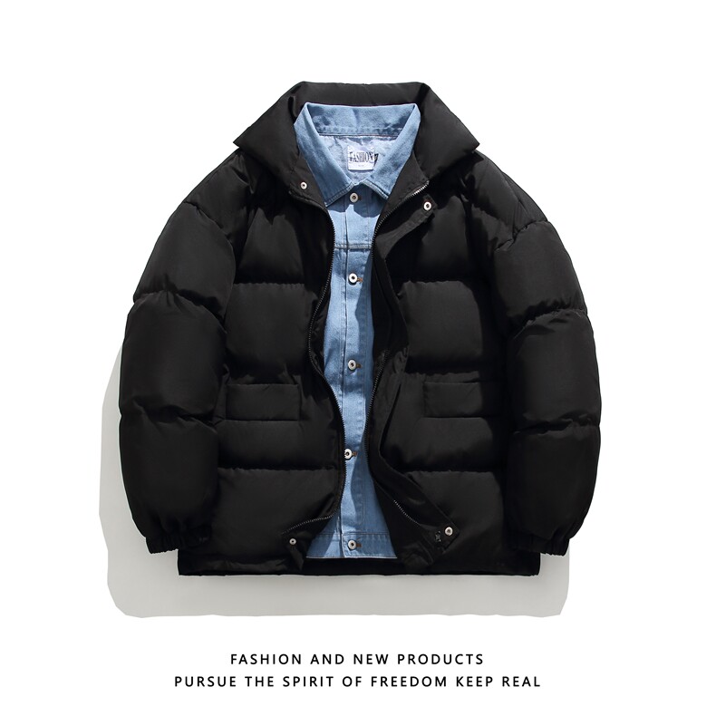 现货2W 抖音直播 牛仔假两件棉衣棉服 白底 8218 P118严控-158图片