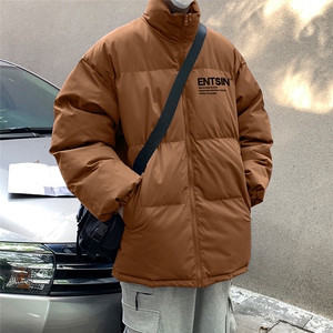 主推秋冬新款保暖立领宽松棉服外套男 MY62039特批65控99图片