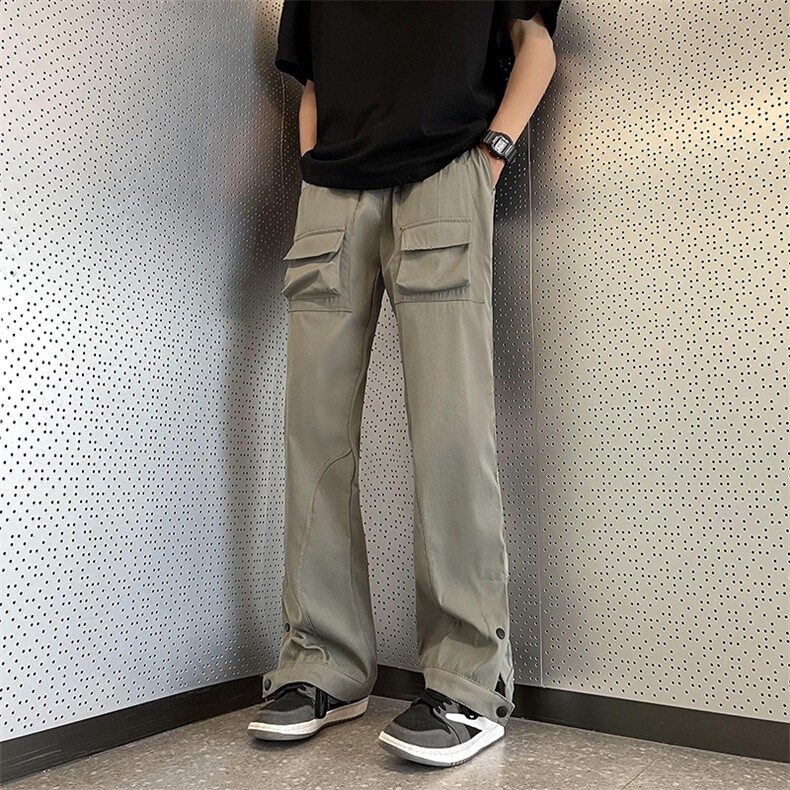 春夏季男款潮牌休闲长裤美式高街vibe直筒裤口袋工装裤K6649-P38,男装休闲裤,星座512-4