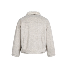 羊毛）复古双排扣毛领棉服男女冬季呢夹克JK1008-特P135-控258，男装夹克，星座216(原A116)