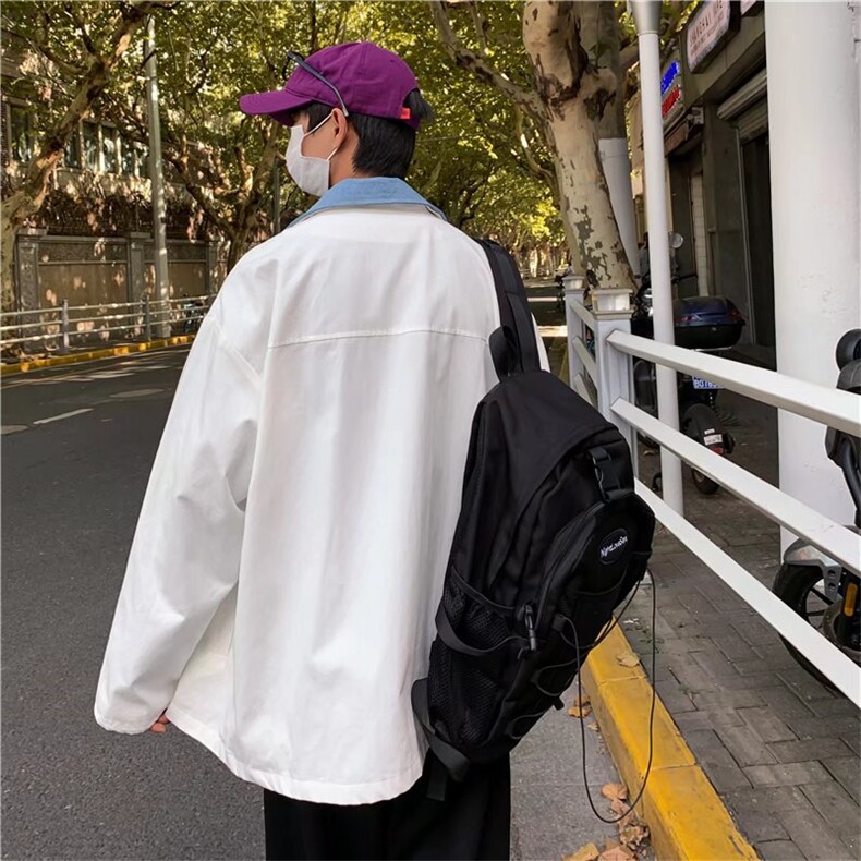 潮流夹克潮男春季牛仔假两件JK8848P60,男装夹克,星座1116-2