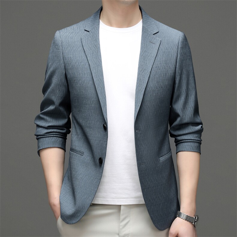 M5552-1钱塘2020-3春夏新款男士商务休闲西服简约薄款外套P135,男装西服,钱塘207-3
